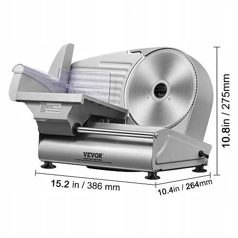 VEVOR Kráječ masa pro domácí použití 180 W, 80-120 otáček Náhled obrázku produktu 8