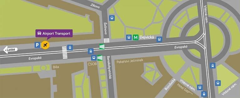 Na pražské letiště lze od července dojet s firmou Leo Expres