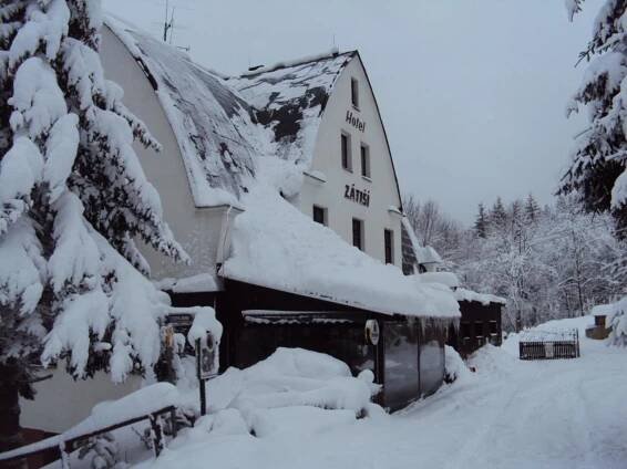 Hotel Zátiší v zimě