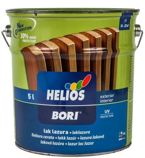 Helios Bori laková lazura 5 l 7 mahagon od 1 843 Kč
