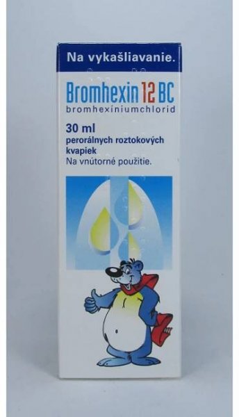 Bromhexin 12 BC kvapky 30 ml