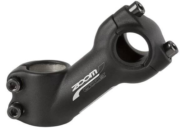 PŘEDSTAVEC ZOOM 25.4MM / 90MM ČERNÝ - pro řídítka 25.4mm | CYKLOŠVEC s.r.o.