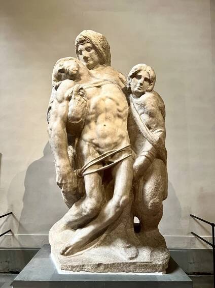 Pieta From Palestrina, possibly by Michelangelo
