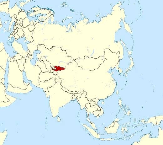Maps of Kyrgyzstan | Collection of maps of Kyrgyzstan | Asia | Mapsland | Maps of the World