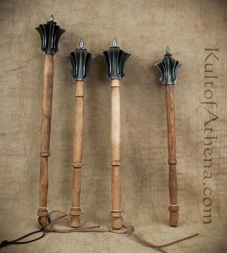 Flanged Mace with Top Spike