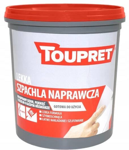 Toupret Lehká opravná stěrka bílá 1L