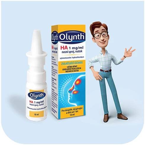 Olynth HA 1 mg/ml nosní sprej, roztok 10 ml