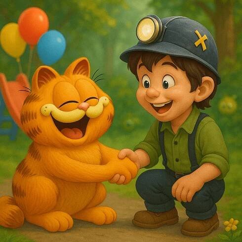 Garfield a novembrová pohoda v Sitne