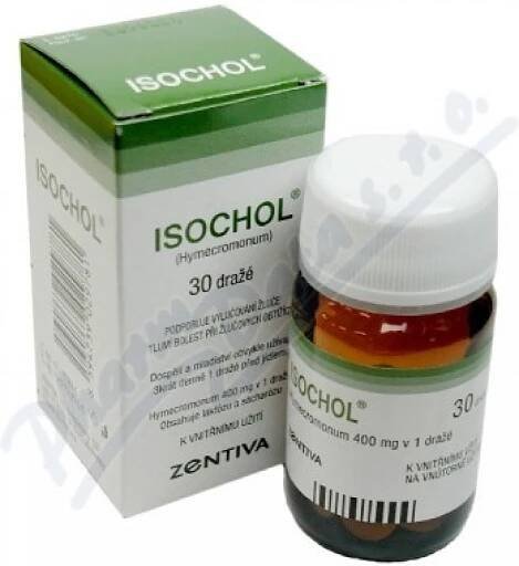 Isochol drg.30x400mg (lahv.)