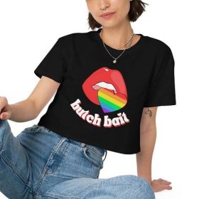 Butch Bait Crop Top | Lesbian Shirt | Sapphic Shirt | Femme Shirt | Bisexual Shirt | Bi Pride | Gay Shirt| Pride Crop Top | Femme Lesbian
