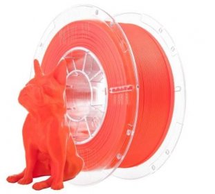 Tisková struna 1,75mm červená neon, Print-me Ecoline PLA cívka 1kg