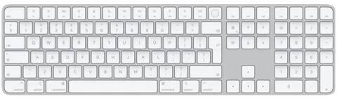 Klávesnice Apple Magic Keyboard s číselnou klávesnicí a Touch ID CZ bílá