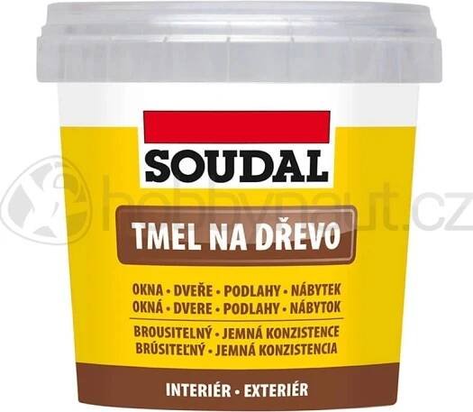 SOUDAL Tmel na dřevo 250g teak