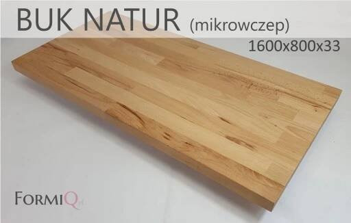 Deska stolu dřevo buk natur 1600x800x33