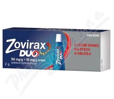 Zovirax Duo 50mg/g+10mg/g crm 1x2g II