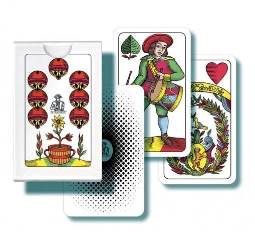 Karty Mariáš MINI - jednohlavé - HRAS
