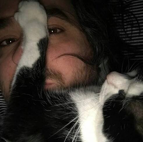 Brooklyn Cat waking up daddy. | Brian quinn impractical jokers, Brian quinn, Impractical jokers