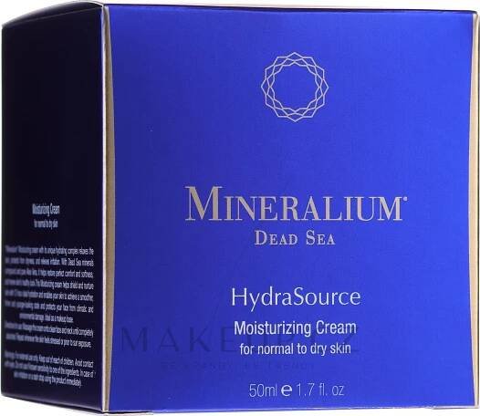 Hydratační krém pro normální až suchou pleť Mineralium Dead Sea HydraSource Moisturizing Cream For Normal To Dry Skin