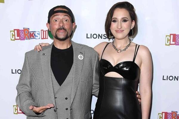 Kevin Smith and Harley Quinn Smith arrives at the Los Angeles Premiere Of Lionsgate's 