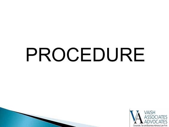 PROCEDURE
 