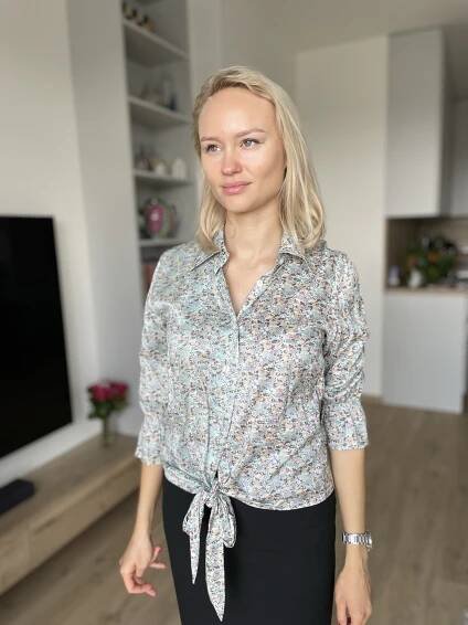 Halenka Tiny Flowers olivová vel. 38, 44