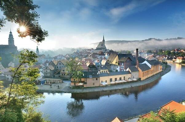 Český Krumlov a jeho historické domy | Penzion Blanský les