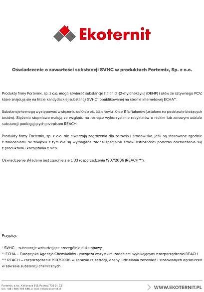 Ekoternit EB1 – Pokrycie dachowe z tworzyw sztucznych Ekoternit