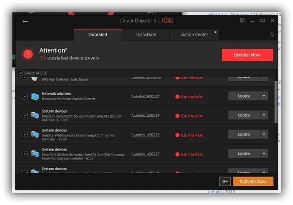 iobit driver booster update drivers