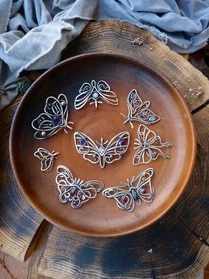 Best Silver Necklace Collection with Metal Butterflies