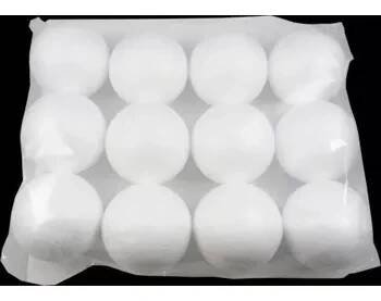 Polystyren koule 8cm 12ks