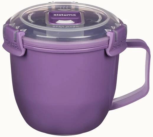 Svačinový box SISTEMA Microwave Small Soup Mug 0,56 l - svačinová krabička / nádoba na polévku do mikrovlnné trouby