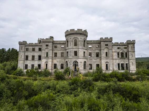 Abandoned castle where Prime Minister and family of film star stayed is engulfed by nature