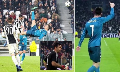 New footage shows Gianluigi Buffon's classy gesture to Cristiano Ronaldo after goal