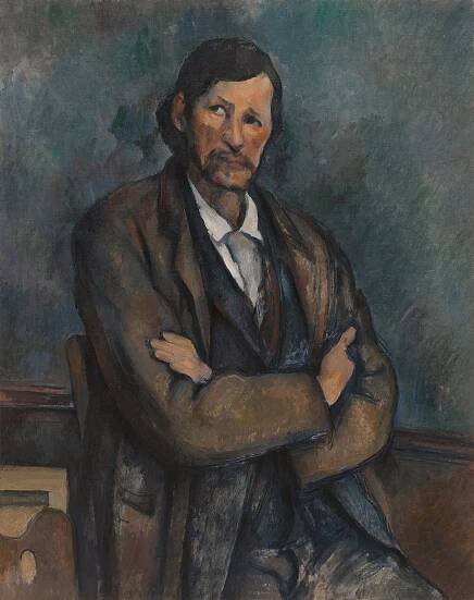 Soubor:Paul Cézanne, c.1899, Homme aux bras croisés (Man With Crossed Arms), oil on canvas, 92 x 72.7 cm, Solomon R. Guggenheim