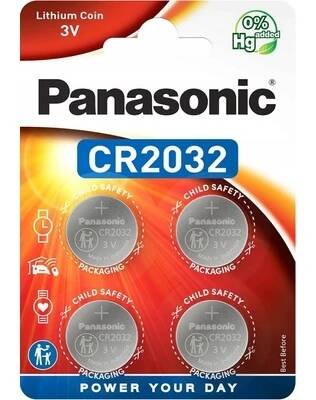 PANASONIC Lithium CR2032 4ks 27ACR2032PB4 od 67 Kč - Heureka.cz