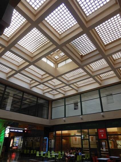 Soubor:Palác Metro, čp. 961-I, Národní třída 25, železobetonová konstrukce pasáže, ing. Stanislav Bechyně (1925).jpg
