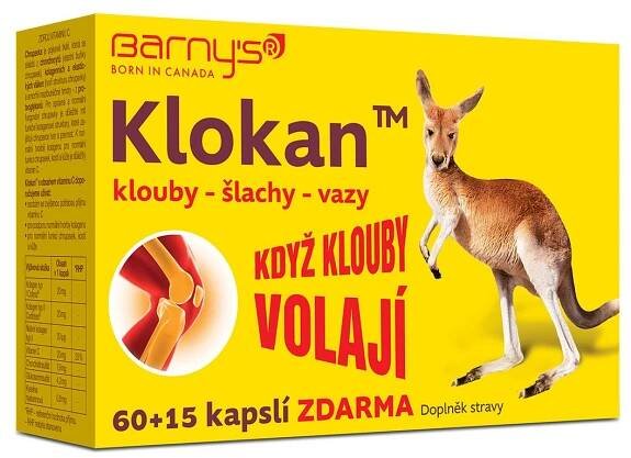 Barny´s Klokan 60+15 kapslí