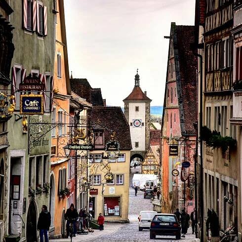 bezplatná Základová fotografie zdarma na téma architektura, barevné budovy, Bavorsko Základová fotografie