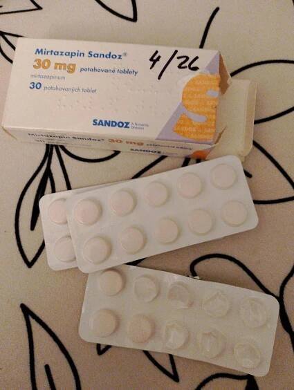 Mirtazapin 30mg- lék na sklidneni - undefined