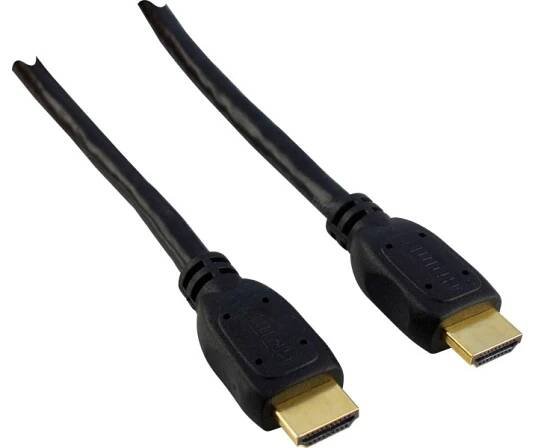 Připojovací kabel HDMI 5 m pozlacený černý HDMI0500 043 nakoupit u OBI
