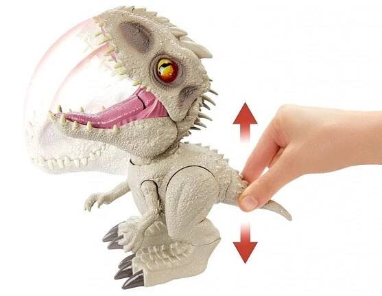 Jurský svět, Hladový Indominus Rex 21 cm, Mattel GMT90 | Legenio - Specialista na stavebnice LEGO® a geniální zábavu!