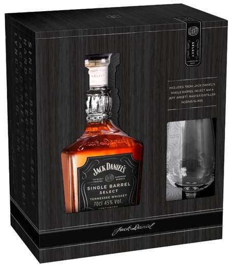 Jack Daniel´s single barrel 45% 0,7 l + 1 sklenička