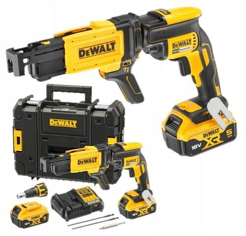 DeWALT Šroubovák na sádrokarton 2x5Ah 18V XR TSTAK DCF620P2K
