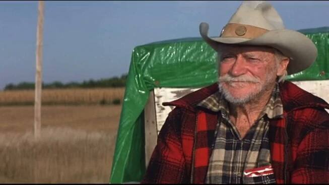 Veteran Actor Richard Farnsworth in a Stetson Wallpaper