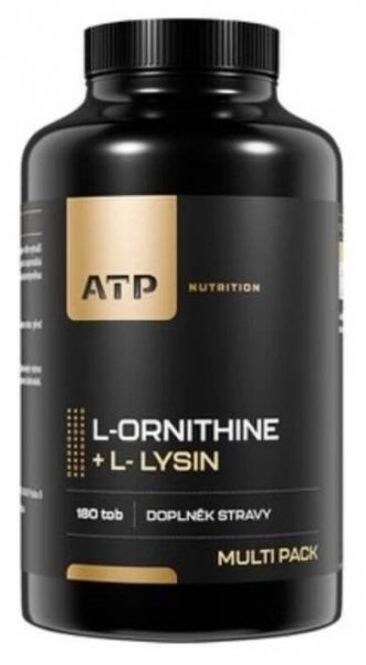 ATP Nutrition L-Ornithine + L-Lysin 180 tob - skladem