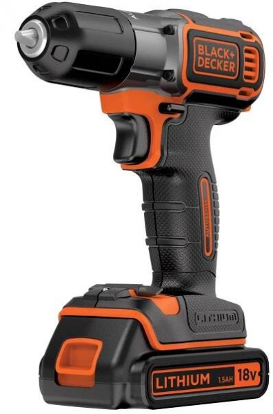 Black+Decker Aku vrtačka Autosense 18 V, 1,5 Ah