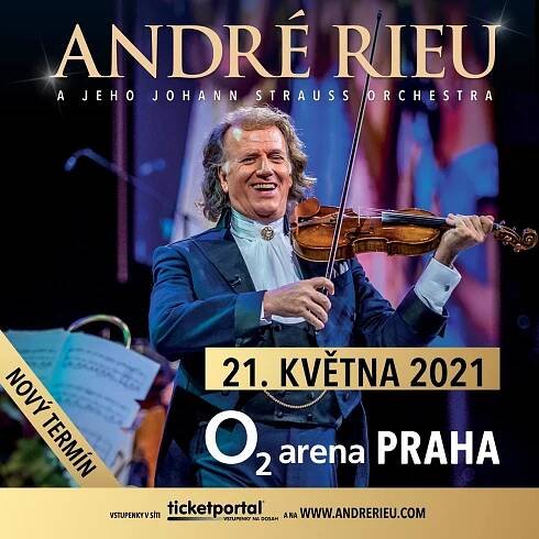 Koncert Andrého Rieu v O2 areně se ani napodruhé letos neuskuteční
