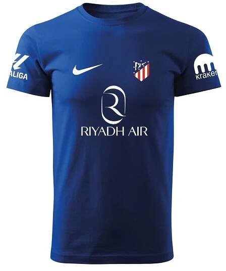 Pánské Tričko Atlético Madrid - Modré