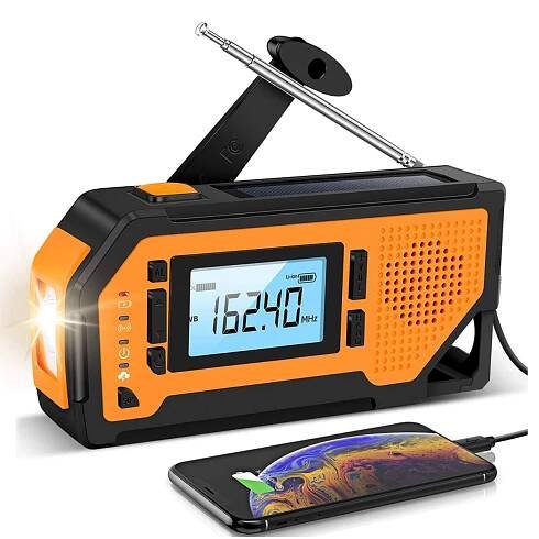 Aiworth Emergency Solar Hand-Crank Radio