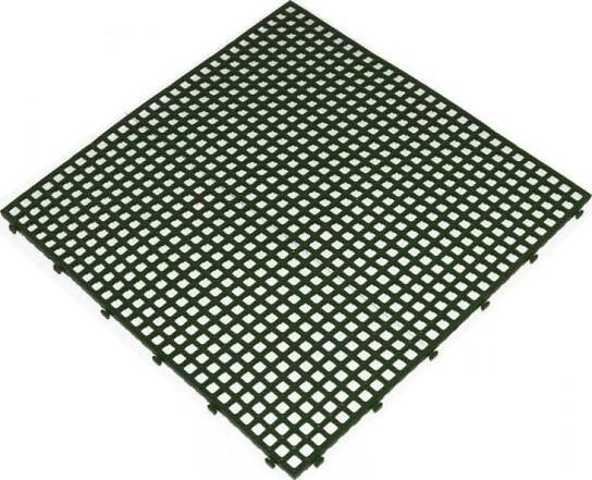 Flextile Plastová rohož dlažba 40 x 40 x 0,8 cm zelená